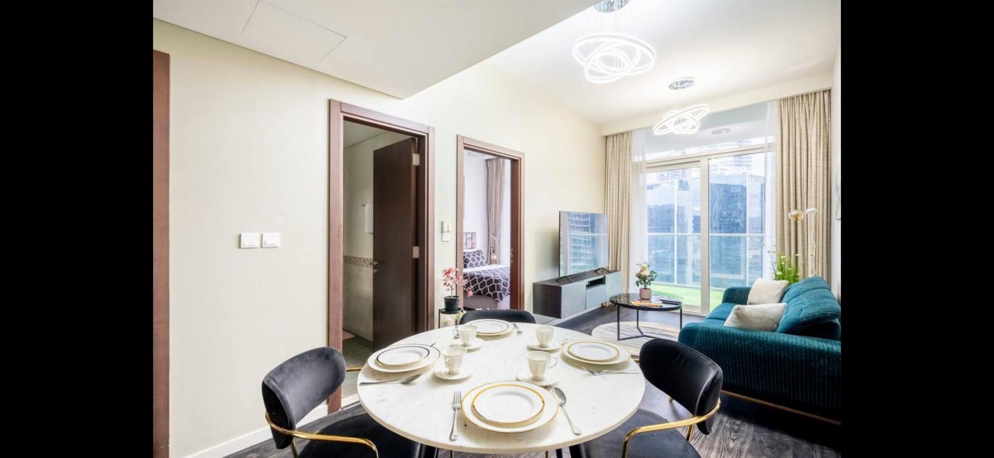 Luxury 2 Bedroom With Burj Khalifa View دبي المظهر الخارجي الصورة