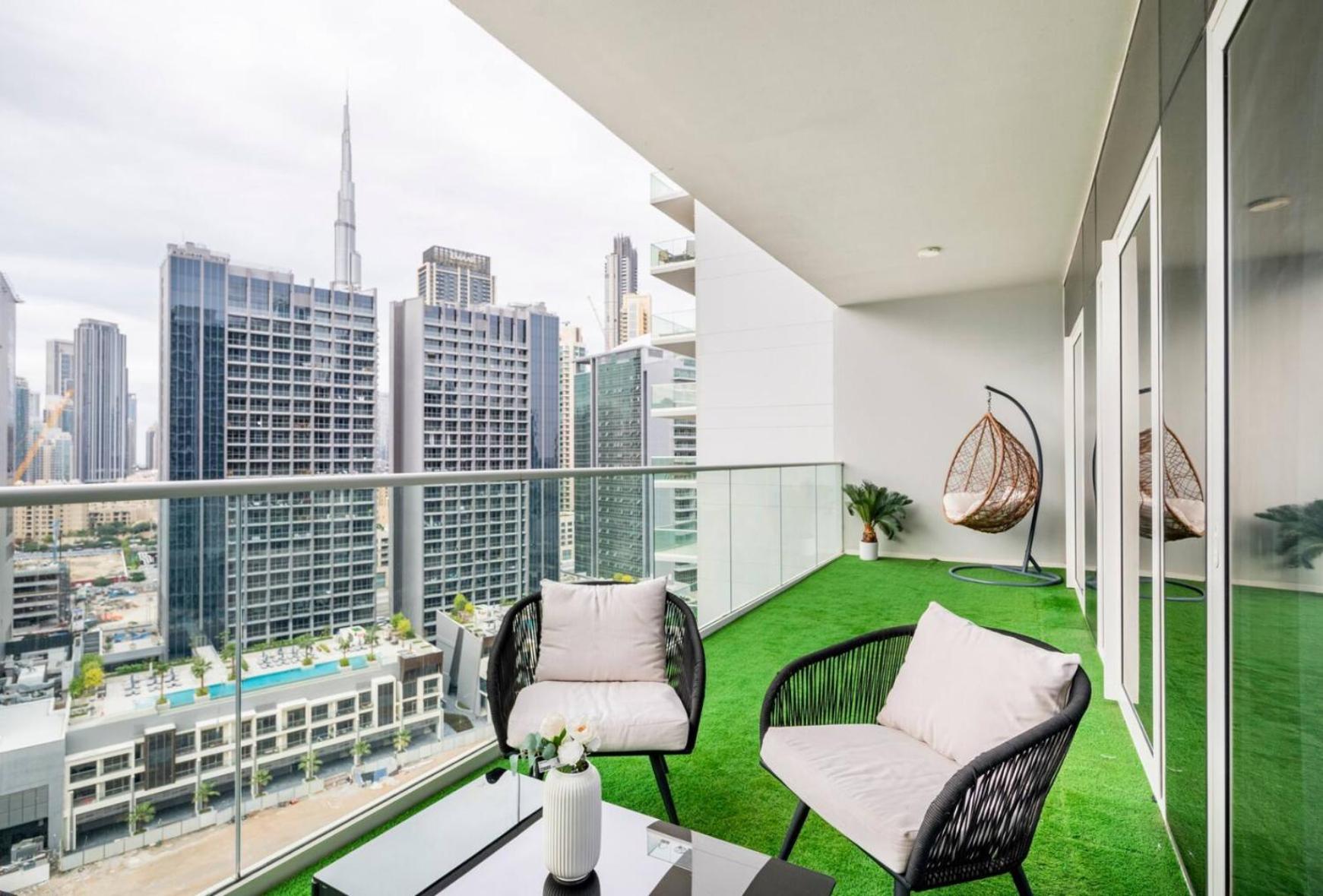 Luxury 2 Bedroom With Burj Khalifa View دبي المظهر الخارجي الصورة